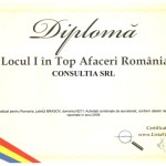 Diploma Consultia Top Afaceri