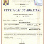 certificat de abilitare consultia